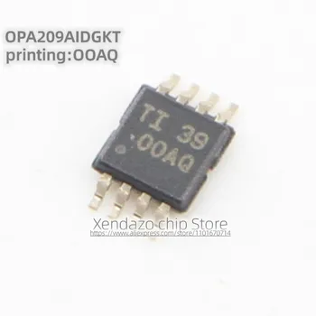 5pcs/lot OPA209AIDGKR OPA209AIDGKT de la pantalla de Seda de la impresión OOAQ 00AQ SOIC-8 paquete Original, genuina amplificador Operacional chip