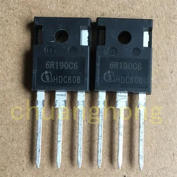 1pcs/lot de alta potencia triodo 6R190C6 nuevo 650V 20A de efecto de campo MOS tubo A-247 IPW60R190C6 transistor