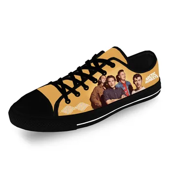 Arctic Monkeys Bajo Top Sneakers Mens Womens Adolescente Casual Zapatos Zapatillas de Lona de la Impresión 3D Transpirable Ligero de zapatos