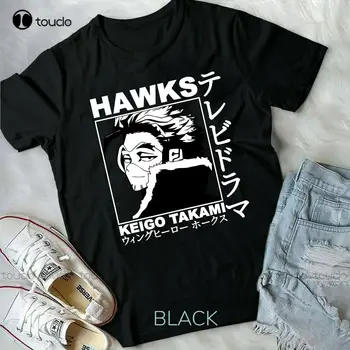 Halcones Keigo Takami Mi Héroe Boku No Hero Bnha Mha Anime Manga Nuevo Unisex Camiseta De Arte De La Camisa Al Aire Libre Simple Vintag Casual Camisetas