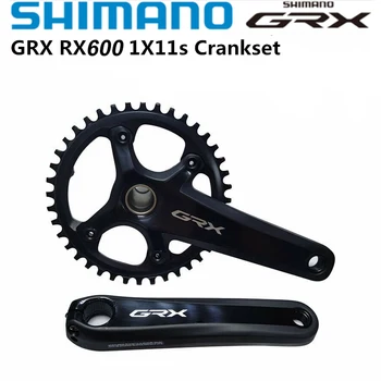 SHIMANO GRX RX600 RX810 juego de Bielas de 170 172.5 175 40T 42T 46-30T 11 velocidades Pedalier de Bicicleta de Carretera de la Cadena de la Bicicleta de Rueda Para Carretera de Grava