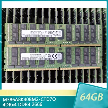 1Pcs Para Samsung RAM M386A8K40BM2-CTD7Q 64GB 4DRx4 DDR4 2666 PC4-2666V de Memoria del Servidor