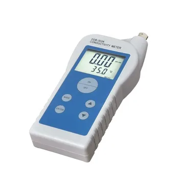 DDB-303A Compensación de Temperatura Manual Portátil Medidor de Conductividad