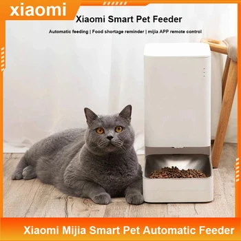 Xiaomi Mijia Automático de Mascotas Gatos Perros Alimentador de Escasez de Alimentos Recordatorio Moistureproof Mijia Aplicación de Control Remoto de 1,8 kg de Capacidad