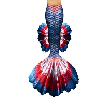 2020 CALIENTE de la Moda de Gran Cola de Sirena Niños Adultos Mujeres Hombres Cola de Sirena con Aleta de Playa, Trajes de Sirena de los Trajes de baño Bikini Set
