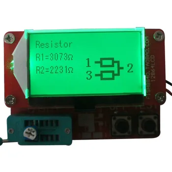 Digital Medidor de ESR M328 Transistor Probador de Diodos Triodo de la Capacitancia de la MOS/PNP/NPN