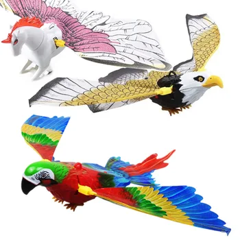 2023 Suspendida Cuerda Que Sostiene Las Cuerdas, Revolviendo Eléctrico Águila Volando Parrot Niños Águila Pegasus Ave Voladora De Entretenimiento Juguetes