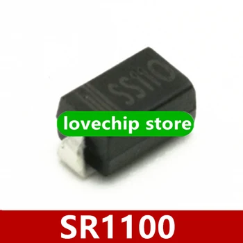 100[cs nueva Marca Original SS110 SR1100 diodos Schottky SMA 100V 1A DO-214AC