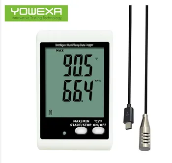 YOWEXA Alta Accuary GSM-21E SMS de Temperatura y Humedad del Registrador de Datos