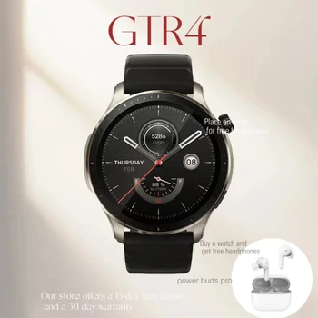 Amazfit GTR 4 Smartwatch Llamadas Telefónicas 150 Deportes Modos de GPS Bluetooth 5 ATM impermeable Reloj Con Alexa Negocio 98New Con Cuadro de