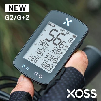 XOSS G2 G+2 Ordenador de Bicicleta con GPS Bicicleta Velocímetro Roadbike MTB Impermeable ANT+ Cadencia de Velocidad Ordenador de Bicicleta Inteligente