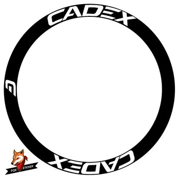 Rueda Set de pegatinas para CADEX Bicicleta de Carretera de Carbono de la Carrera de Ciclismo de Llanta de Bicicleta Calcomanías