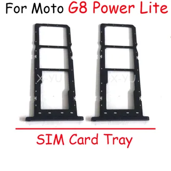 10PCS Para Motorola Moto G8 Poder Lite de la Tarjeta Sim de la Ranura del soporte de la Bandeja de la Tarjeta Sim Lector de Socket