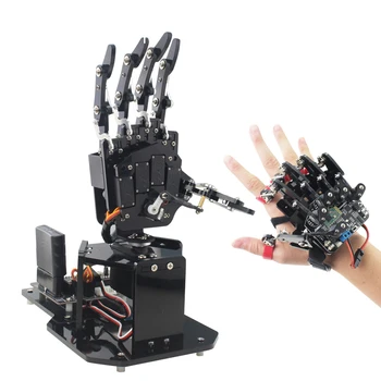 De código abierto Bionic Robot de la Mano de Cinco Dedos Robot de la Mano Derecha con la STM32 Versión + de Vestir Mecánico de Guante