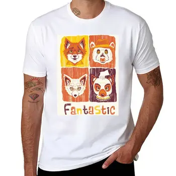 Fantastic Mr Fox Golosinas T-Shirt ropa bonita de manga Corta para hombre camisetas de gráfico
