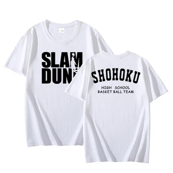 Anime Slam Dunk Camiseta para los Hombres las Mujeres Shohoku Equipo de baloncesto de la Camiseta en el área sakuragi Hanamichi Camisetas Unisex de Manga, de dibujos animados Camisetas