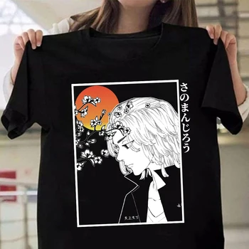 Anime Regalo De Tokio Revengers T-Shirt Mikey Manjiro Sano Ropa Tops Camisetas Camiseta Camiseta