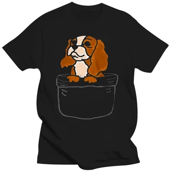 Camiseta De Los Hombres Lindo Cavalier King Charles Spaniel Perro De La Mujer T-Shirt