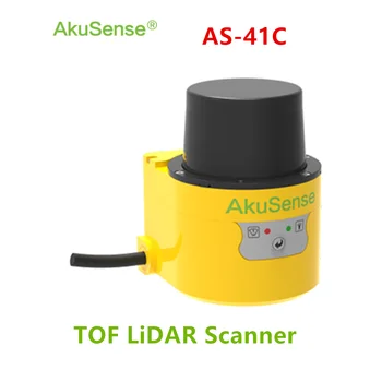 AkuSense 40M de Escáner Lidar 300 Escaneo Grado Telémetro Láser 0.5/ 0.25 Resolución Láser lidar para AGV y Robot de Servicio