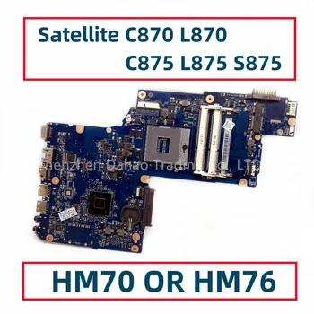 Para Toshiba Satellite C870 L870 C875 L875 S875 de la Placa base del ordenador Portátil Con HM70 O HM76 (Apoyo I3/I5/I7 CPU) DDR3 Totalmente Probado