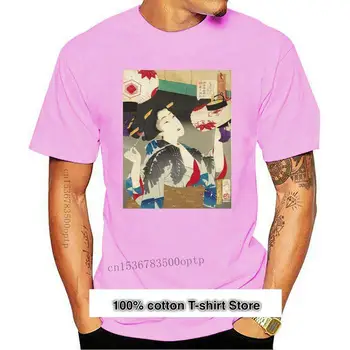 Camiseta japonesa ukiyo-e para hombre y mujer, camisa de Arte de bloque de madera, Japón, las Geishas, las Maiko, Madrid, transpirable