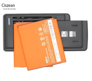 Ciszean 2x Nueva 3.8 V 2200mAh BM44 BM 44 Teléfono de Reemplazo de la Batería de Polímero de litio+Cargador Universal para el Xiaomi redmi 2 Redmi 2A