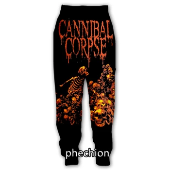 phechion Nuevos Hombres/Mujeres Cannibal Corpse Impreso en 3D Pantalones Casuales de la Moda Streetwear Hombres Sueltos Deportivos Pantalones Largos F175