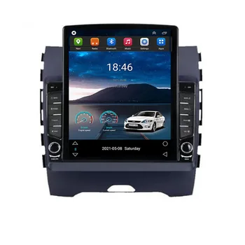 5 G LTE 5G +WIFI Ford Edge 2015-2018 Android Radio del Coche Autoradio Tesla Estilo Vertical Multimedia de Vídeo Reproductor de DVD 2din Carply