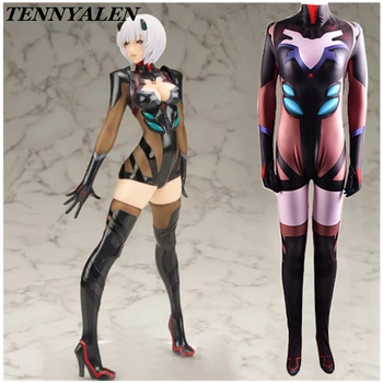 Anime cosplay EVANGELION disfraces de halloween para las mujeres de NEÓN AVE Ayanami Rei trajes cosplay impreso trajes para niños adultos