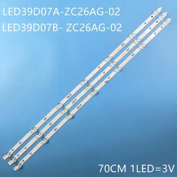 La Retroiluminación LED de la barra de la tira Para Doffler 40DF46-T2 40EF46 LT-40C590 LT-40M650 LT-40M685 LED40D07A-ZC56AG-01 LED40D07B LED39D07A