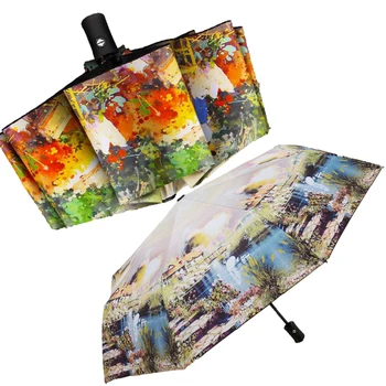 Sombrillas Paraguas de las Mujeres Paraguas Plegable de la Mujer Sombrillas Anti-UV Protección Sombrillas Paraguas protector solar Femenino Paragüero