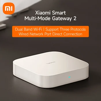 Xiaomi Smart Hub Multi Modo de Puerta de enlace 2 Dual-conexión Wi-Fi 5G y 2.4 G Puerto RJ45 3 del Protocolo Bluetooth /[Mesh] Zigbee de Tipo C, CPU de Doble Núcleo