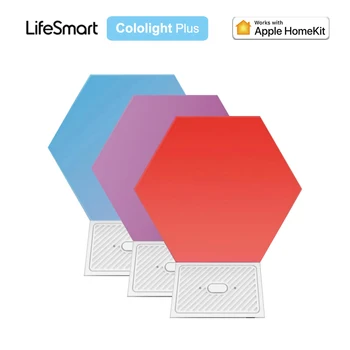 LifeSmart Cololight Plus Smart LED de los Paneles de Luz Bailando Con la Música de BRICOLAJE Cuántica de la Luz Funciona con Apple HomeKit de Google, Alexa
