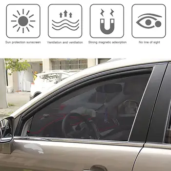 Coche magnéticas Sombra del Sol de Protección UV Coches de Cortina Lateral del Auto de Windows Visera Escudo Parasol