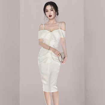 En El Verano De 2023 El Nuevo Coreano Versionedition Moda Temperamento Elegante, Sexy Correa De Un Vestido Palabra