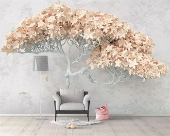 beibehang Personalizado interior moderno de nueva dormitorio sala de estar rica árbol de la moda de papel pintado papel de parede 3d papier peint