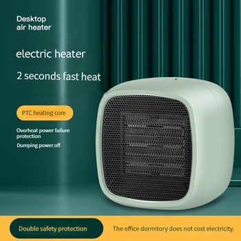 PTC Calentador Eléctrico para el Hogar de la Sala de Calentador Eléctrico de Calefacción Rápida Estufa Portátil de Escritorio de Office Calentador de Aire Caliente Soplador de Aire
