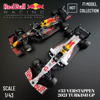 Bburago de Red Bull Racing F1 Modelo de Coche 1:43 Miniatura RB16b RB18 #1 Verstappen #11 Pérez Fórmula 1 Réplica Niño de Juguete para Niño