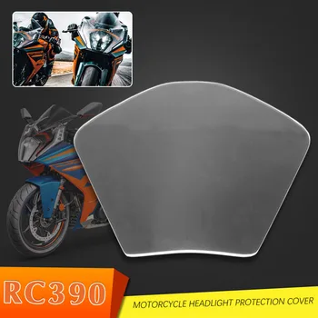Accesorios de la motocicleta Faro de la Guardia de la Cabeza del Escudo de Luz de la Pantalla Cubierta de la Lente Protector Para la RC390 RC 390 2022-2023
