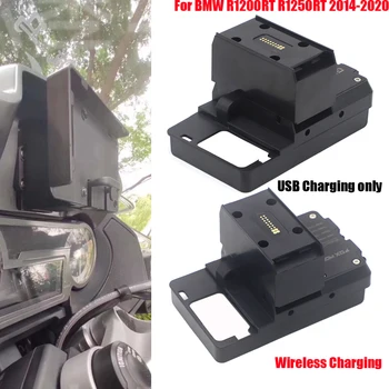 Para BMW R1200RT R1200 RT R1250RT 2014-2020 2019 Inalámbrico Cargador de Teléfono Móvil de Navegación Soporte de la Motocicleta de Carga USB de Montaje