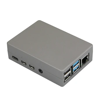 RPI 4 caja de Aluminio Concha de Plata RPI 4B caja de Metal Caja para Raspberry Pi 4 Modelo B