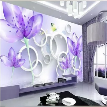 beibehang personalizado de Lujo, Moderno, papel de pared 3D papel pintado para la pared de fondo de pantalla la imagen de la foto mural de papel pintado de la pared de la pared de flores