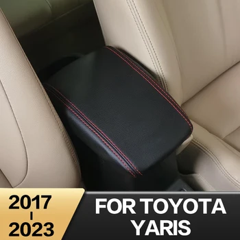 1PCS Para Toyota Yaris 2017 2018 2019 2020 2021 2022 2023 Apoyabrazos Coche Cubierta de la Caja de la Consola central Decorativa Interior Accesorios