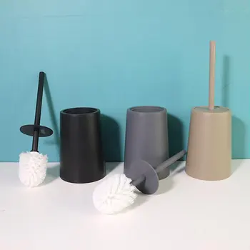 La Limpieza del hogar de Expertos de Silicona montado en la Pared Baño Cepillo de Creative Set Cepillo de Limpieza Suave Cepillo de Plástico Cepillo de Mango Largo
