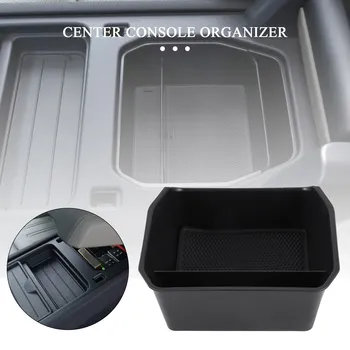 Coche de la Consola central Organizador para Land Rover Defender 110 2020 Apoyabrazos de la Caja de Almacenamiento de la Bandeja con Cojín de Accesorios
