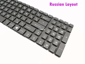 Nueva ruso RGB Colorido teclado Retroiluminado para MSI Gaming GP62M 7QD Leopard/GP62M 7RD Leopard GP62MVR Leopard Pro/Leopard Pro 4K