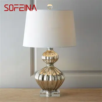 SOFEINA Dimmer Contemporáneo Lámpara de Mesa Creativa de Lujo Mesa de Iluminación LED para el Hogar de la Mesilla de Decoración