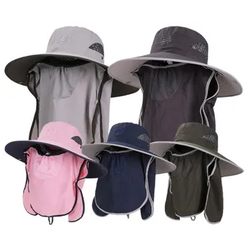La pesca Sombrero de Sol de Protección Transpirable, Anti-UV, parasol Montar la Tapa