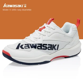 original Kawasaki Bádminton Zapatos Para Hombres, mujeres Transpirable de Alta Elástico antideslizante Deportes de Zapatillas de tenis de arranque