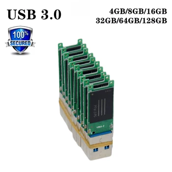 Fábrica al por mayor de 8GB 16GB 32GB 64GB 128GB PenDrive disco de memoria flash corto universal de la junta de Udisk semi-terminado USB3.0 chip